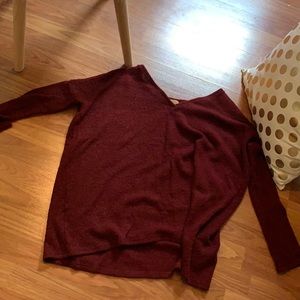 Over the shoulder sweater!